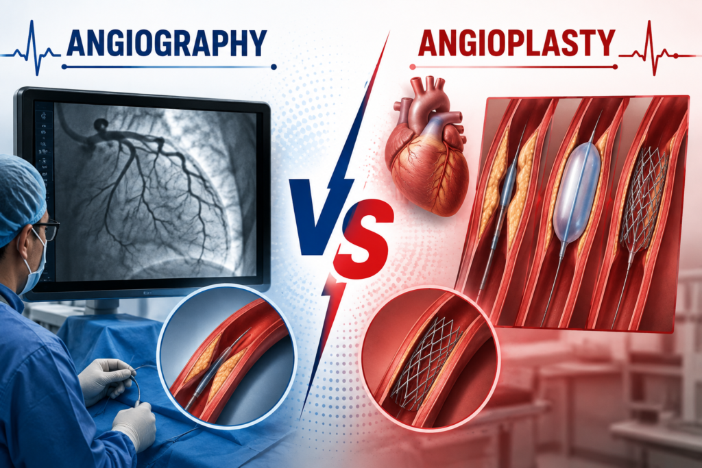 Angiography vs Angioplasty: What’s the Difference and When Do You Need Them?